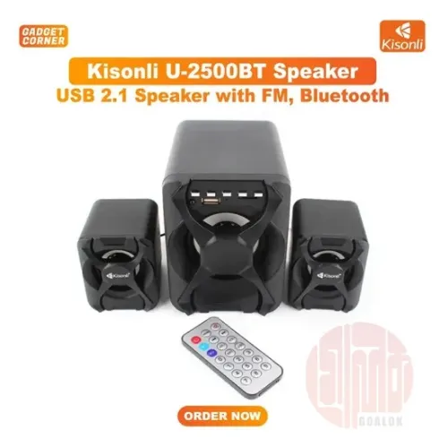 Kisonli%20U2500Bt%20Usb%202.1%20Computer%20Bluetooth%20Speaker%20With%20Fm%20Tf%20Aux%20Remote%20Control%205Watt%20Speaker%20Linda%20-%20Image%205