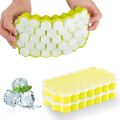 Silicone Ice Cube Tray 37 Cavity Ice-Making Box-Premium Ice Cube Moulds. 