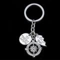 BBF Best Friends keychains Friendship Love Gift Keyrings for Women (2pcs).