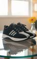 New 2026 Collection Comfortable Stylish & Fashionable Sports Look, Lace Up, Slip-on & Pull-on, Light Weight - White and Black Color Combination Sneaker For Men. 201.