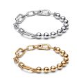 925 Sterling Silver Chain Bracelet For Original Pandora Me Charm DIY For Women Fashion Jewelry ME Link Bracelets Simple Making.