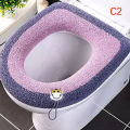 Warm Toilet Seat Cover Mat Bathroom Toilet Pad Cushion with Handle Accessories Nicle.