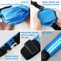 Rechargeable LED Waist Bag Fanny pack Running Belt  3 Lighting Modes Multipurpose USB Mobile Flashing Safety LED Light Belt for Running Walking Cycling outdoor. 