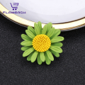 Creative Daisy Brooch Coat Girl Insect Sunflower Pin Brooches Jewellery Gifts For Women Brooch Pins Accessories - Hijab Pin.