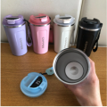 Stainless Steel Vacuum Coffee Mug with Temperature Display. 