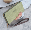 Korean Style Long Wallet for Women – Multifunction Phone-Purse & Card Holder Clutch – Premium Multi‐Compartment Hand Purse.