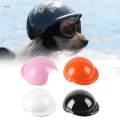Dog Cat Helmet Outdoor Bike Pets Cap Small Dog Helmet Motorcycle Hard Hat Adorable for Pink. 