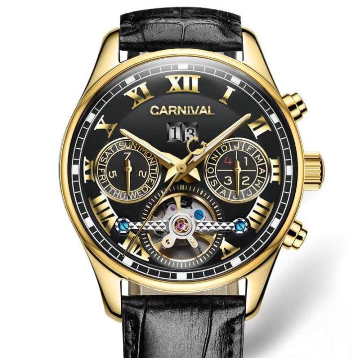 Carnival tourbillon hot automatic mechanical brand watches - Main Image