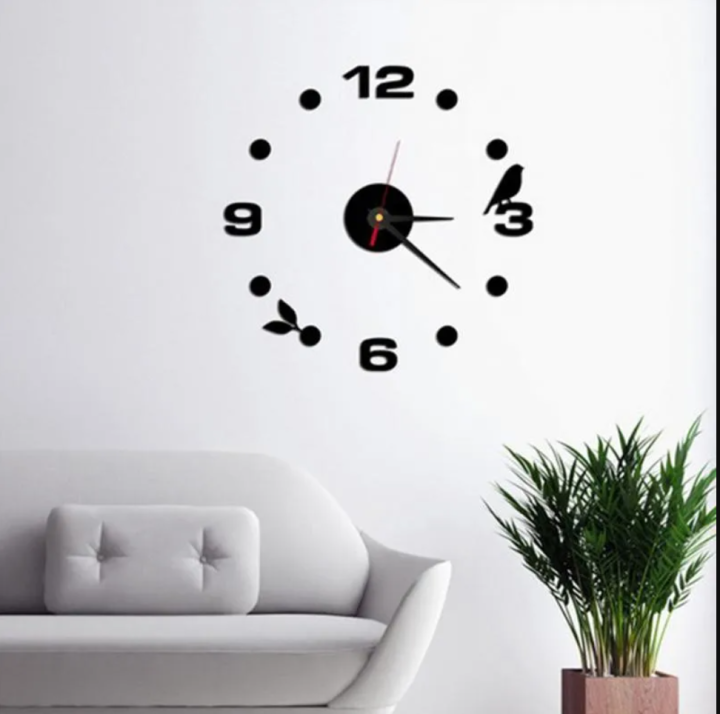 Acrylic%20Wall%20Clocks%20Frameless%20Modern%203D%20Wall%20Clock%20Stickers%20for%20Living%20Room%20Bedroom%20Office%20Living%20Room12%20inch%20%20Black%20and%20Sliver%20by%20Doob%20Cart%20-%20Image%207
