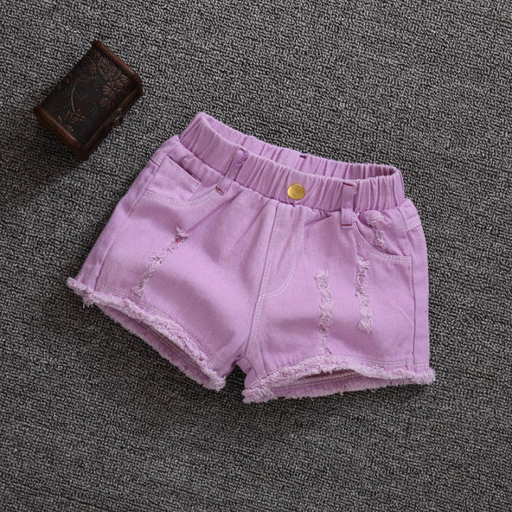 Baby%20Girl%20Shorts%20Jeans%202024%20Summer%20Kids%20Korean%20Version%20Denim%20Pants%20High%20Waist%20Casual%20Trousers%20Girl%20Ripped%20Jeans%20For%202%20To%2012%20Year%20-%20Image%205