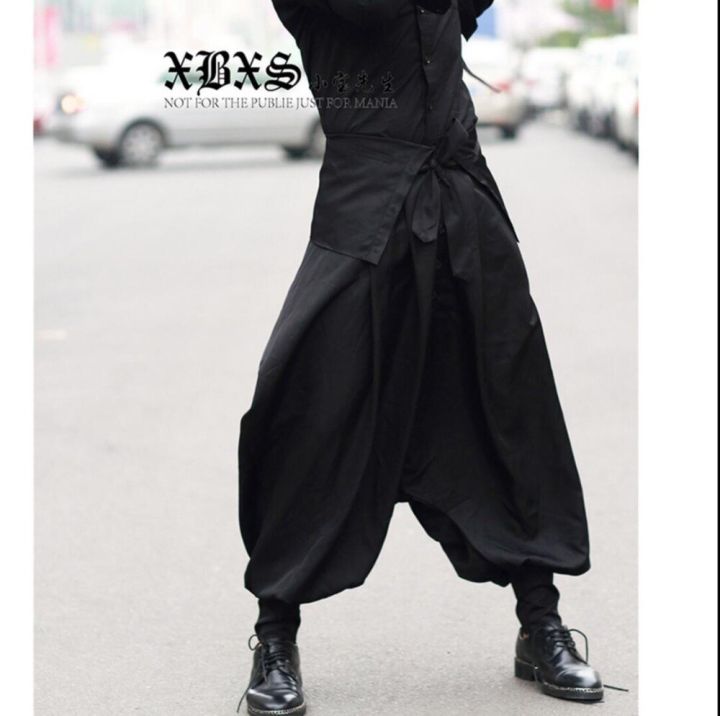 Low%20Crotch%20Pants%20Men%20Avant-garde%20Exaggerated%20Personality%20Tide%20Men%20Korean%20Version%20Non-mainstream%20Of%20Feet%20Ninja%20Trousers%202021%20New%20-%20Image%202