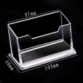 Box Display Rack Transparent Business Card Case Desktop High-end Acrylic Card Holder Storage. 