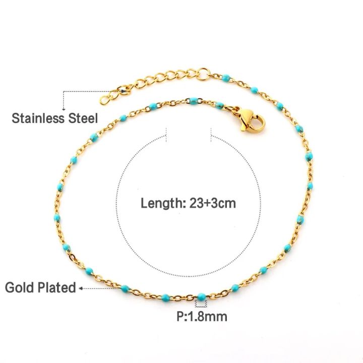 Summer%20Beach%20Enamel%20Ankle%20Bracelets%20Bohemian%20Green%20Blue%20Yellow%20Beads%20Stainless%20Steel%20Leg%20Chain%20Vintage%20Exquisite%20Foot%20Jewelry%20-%20Image%207