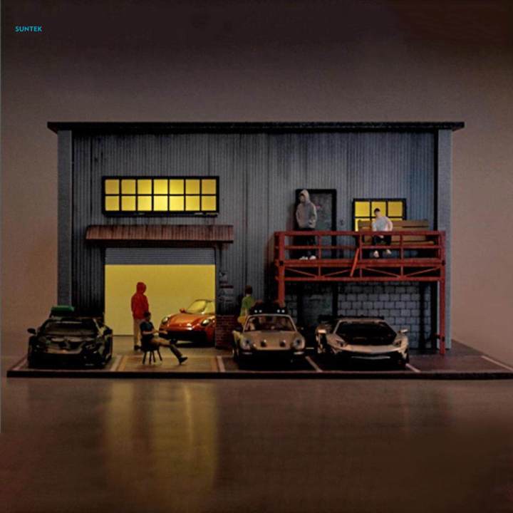 1/64 Scale Diecast Model Car Display Case for Alloy Car Model Collectors