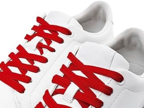 Lofarlace/Shoelece/Shoe%20lace/Bootlace/Jutar%20fita-Red%20-%20Image%202