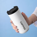 Flask Vacuum Leakproof 400/500ML Insulated Coffee Mug Cup Travel Stainless Steel. 