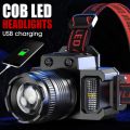 Multipurpose 5 Working Mode Rechargeable LED Headlamp/ Durable Waterproof Super Bright Headlight Outdoor Night Security Equipment.