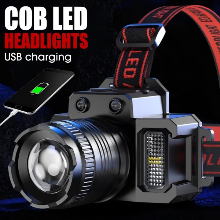 Multipurpose%205%20Working%20Mode%20Rechargeable%20LED%20Headlamp/%20Durable%20Waterproof%20Super%20Bright%20Headlight%20Outdoor%20Night%20Security%20Equipment%20-%20Image%202