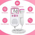 3MHz Doppler Fetal Heart rate Monitor Household Portable Pregnancy Baby Fetal Sound Heart Rate Detector LCD Display No Radiation.