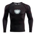 【READY STOCK】Iron Man Reactor Tshirt Compression Short Sleeve Long Sleeve Men's Gym Sports Fitness Top 3D Painted T-Shirt. 