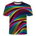 2020 fashion new pattern psychedelic 3d T-shirt short fashion print O-neck T-shirt unisex summer jacket.