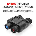 Night Vision NV8000 Helmet Mounted Binoculars 3D Infrared Telescope 1080p HD Battery Rechargeable Hunting Camping Equipment. 