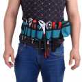 Electrician Bag Professional Electricians Tool Storage Holder Waist Convenient Organizer w/Adjustabe Belt. 