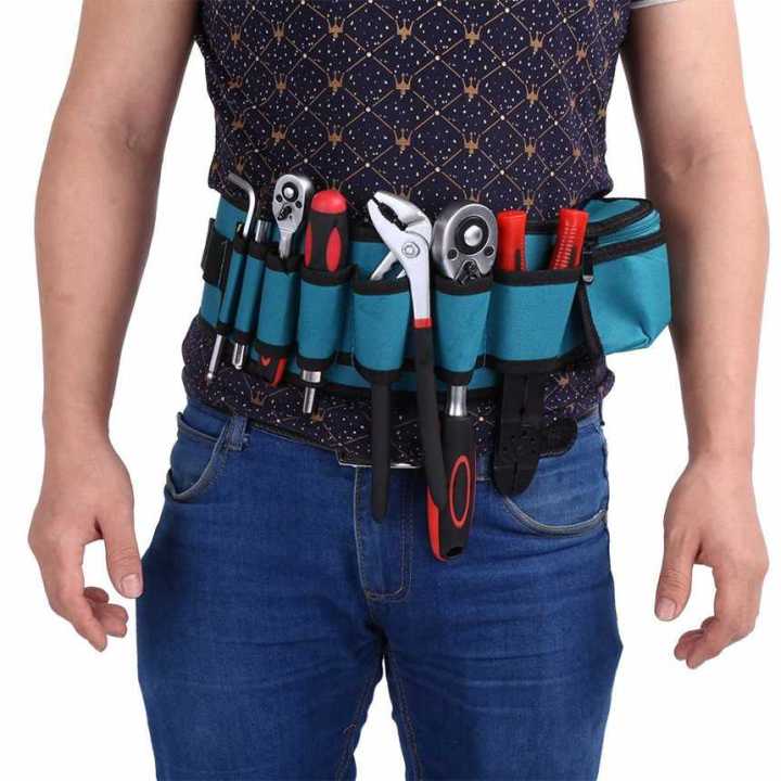 Electrician%20Bag%20Professional%20Electricians%20Tool%20Storage%20Holder%20Waist%20Convenient%20Organizer%20w/Adjustabe%20Belt%20-%20Image%209