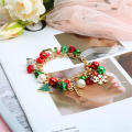 Bell embellished Christmas bracelet Charming Christmas-themed Adjustable Adjustable bracelet  adorned Cute bracelet for Holiday jewelry Christmas gift Festive accessory Women's fashion Party wear. 