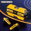 Transformers TF-T01 TWS Earphones Bluetooth 5.3 Wireless HIFI Stereo Headset Low Latency Gaming Music Dual Mode Earbuds.