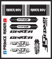 SUZUKI bike all sticker | bike modify sticker | SUZUKI gixxer SF sticker | Bike full set Sticker- ( Waterproof & Premium quality) | customize sticker | custom sticker for bike..car modified sticker for bike. 