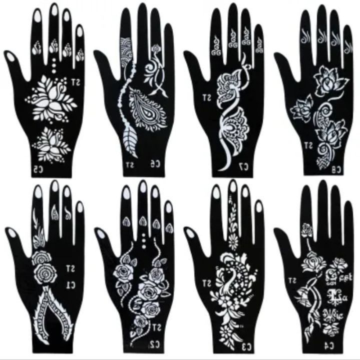 Premium%20Henna%20Tattoo%20Stencils%20Set%20of%204%20-%20Elegant%20Indian%20Style%20Body%20Art%20Design%20Templates%20for%20Mehndi,%20Temporary%20Tattoos,%20Self-Adhesive%20-%20Image%202