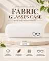 New Vimiss Fabric Hard Eyeglass Case, Hard Shell Glasses Case, Portable Glasses Cover Eyeglasses Holder Box with Cleaning Cloth for Men Women #vimiss. 