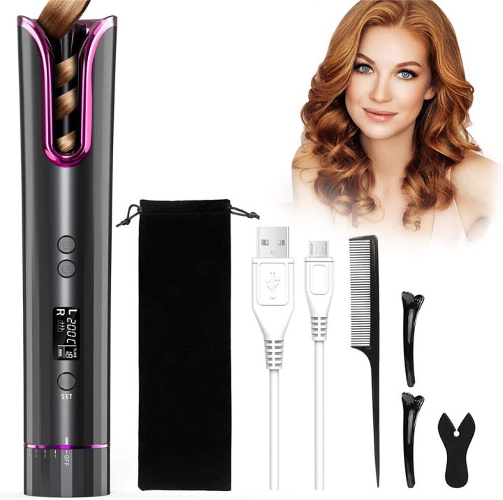 Cordless%20%20Automatic%20Hair%20Curler%20USB%20Cordless%20Wireless%20Auto%20Ceramic%20Curling%20Iron%20Hair%20%20T%20Waves%20Iron%20Curling%20Wand%20Air%20Curler%20-%20Image%202