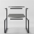 metal park Sofa Side Table Small Coffee Table Small Square Table Living Room Home Small Side Cabinet Small Table.
