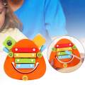 Percussion instrument Removable Interaction Sensory Toy Assembling Wooden. 