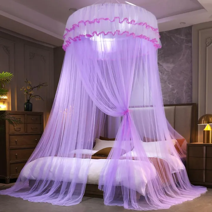 Hanging%20Mosquito%20Net%20Top%20Hook%20Encrypted%20Mesh%20Lace%20Patchwork%20Mosquito%20Repellent%20Round%20Dome%20Court%20Style%20Crib%20Canopy%20Bedroom%20Decor%20-%20Image%202