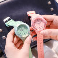 Kids Exam Watch Boys Elementary School Students Cute Fashion Little Fresh Sports Girls Boys Girls Jelly Quartz Watches. 