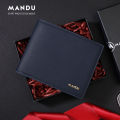 MANDU Fashionable Wallet with Large Capacity, Advanced Feeling, Zero Wallet, Multi functional Card Bag for Men. 