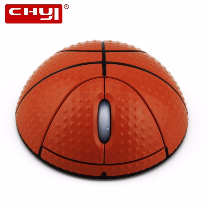 【Sunflower EGR】CHYI Wireless Optical Basketball Design Mini 3D USB Mouse Home Office Great Gift Of Boy For Computer Laptop Desktop