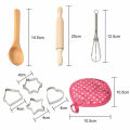 【Nice Day Toy Findings Store】Role Play Children Kitchen Cooking Baking Girls Cooker Play Hot New Children Kids Kitchen Bake Set Hat Apron. 