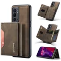 For OnePlus 9RT 5G DG.MING M2 Series 3-Fold Multi Card Bag + Magnetic Back Cover Case. 
