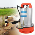 Submersible Water Pump DC 12V - DC Solar Math Pump - Solar Power Submersible Water Pump 1" Outlet Stainless Steel & Plastic Body.