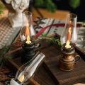 LED Vintage Kerosene Lamp Creative Electronic Light Battery Powered Candle Lamps Home Party Decoration. 