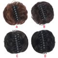 【Hot ticket】 Hair Buns Synthetic Curly Chignon Claw Hair Messy Buns Updo Claw Clip In Hairpiece For.