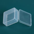 Plastic Transparent Storage Box Square Small Items Case Packing Boxes Jewelry QUANYIN. 