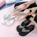 2024 Summer Bathroom Slippers Women Platform Flip Flop Outdoor Beach Shoes Light Sandals Slides Women Flip Flop Shoes for Women. 