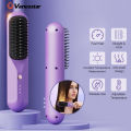 Cordless Electric Hair Brushes Straightener Brush Ionic Heat Comb for Women Travel Portable Dryer and Straightening Brush Styler. 