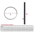 5mm Wide Turntable Rubber Belt Flat Drive Belt for Vinyl Record Player Turntable. 