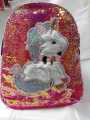 Unicorn Sequin Backpack Cartoon School Bag Symphony Shoulder School Bag. 